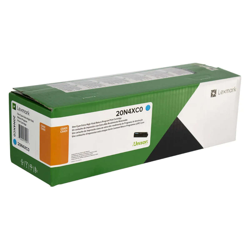 Toner Lexmark 20N4XC0 Cyan | Para CS431dw / CX431adw | 6.700 páginas, modelo , Toners