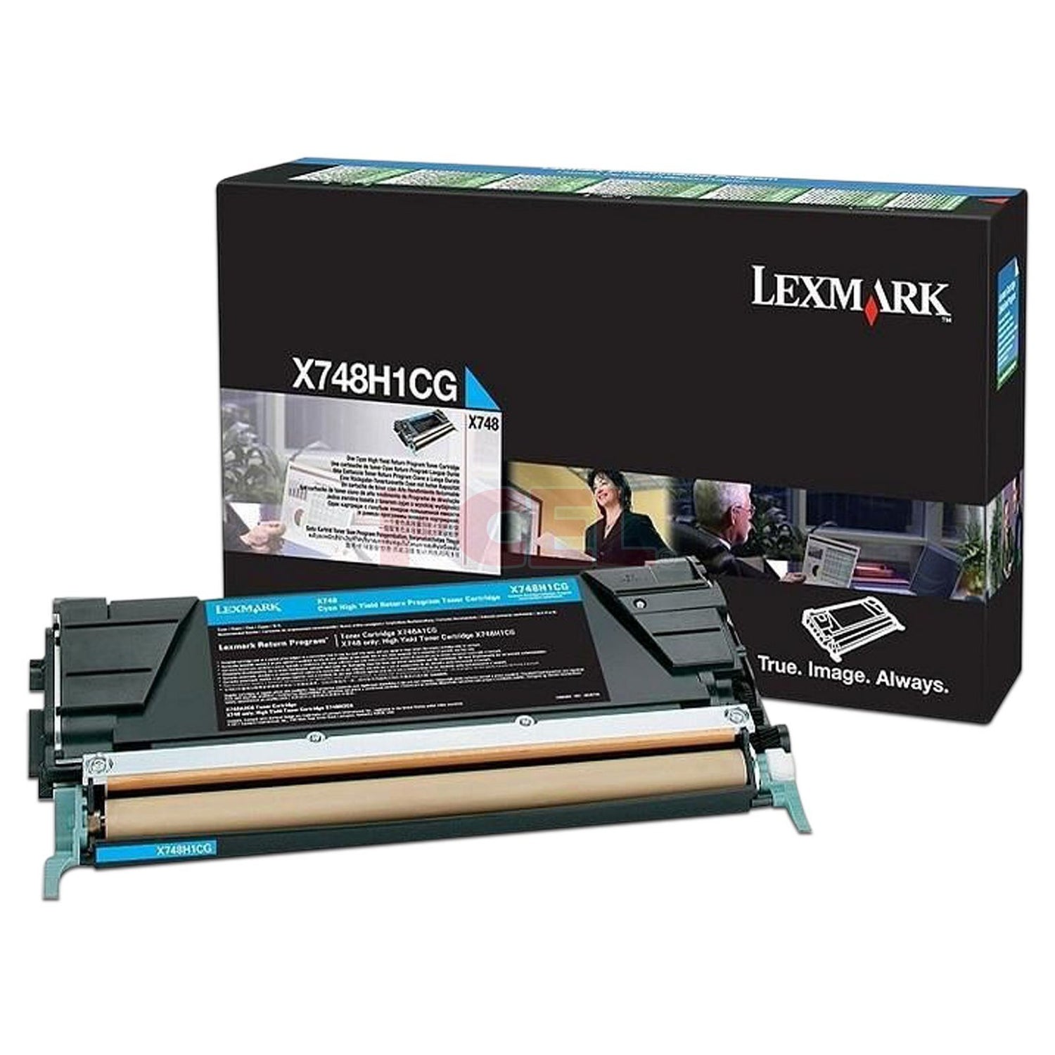 Toner Lexmark X748H1CG - Color Cyan | Para X748de / X748dte, modelo , Toners