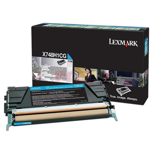 Toner Lexmark X748H1CG - Color Cyan | Para X748de / X748dte, modelo , Toners