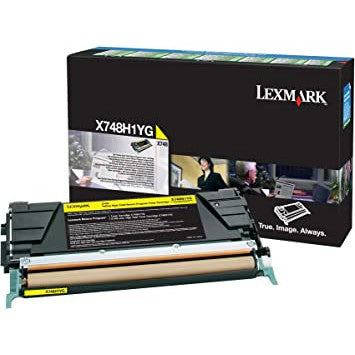 Toner Lexmark X748H1YG - Color Amarillo | Para X748de / X748dte, modelo , Toners