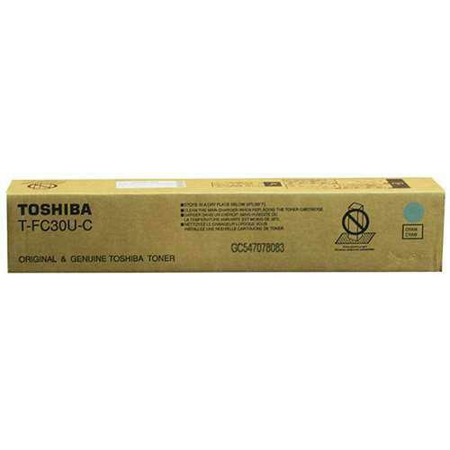 Toner Toshiba Tfc30Uc | T-Fc30U-C | Cyan | Para E Studio 2050c / 2051c / 2550c / 2551c, modelo , Toners